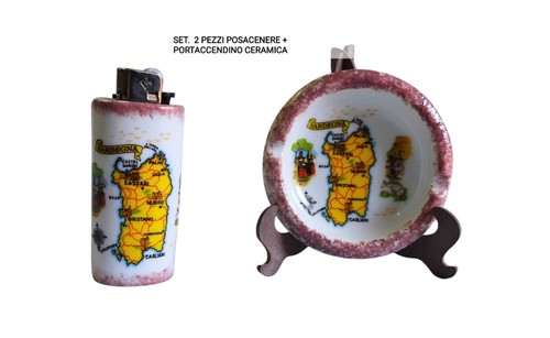 Set pezzi posacenere porta - set,