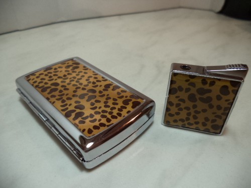 Set accendino portasigarette - set,