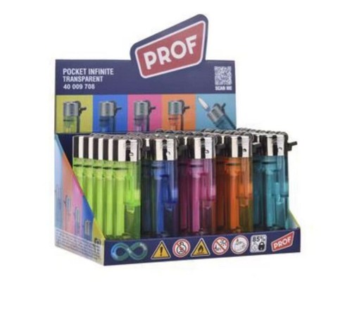 Set accendini prof round - set,