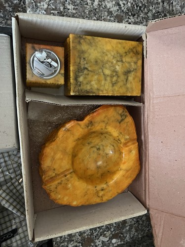 Genuine alabaster set fumatori - genuine,