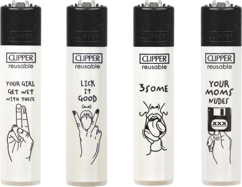 Clipper accendino set 4 - clipper,