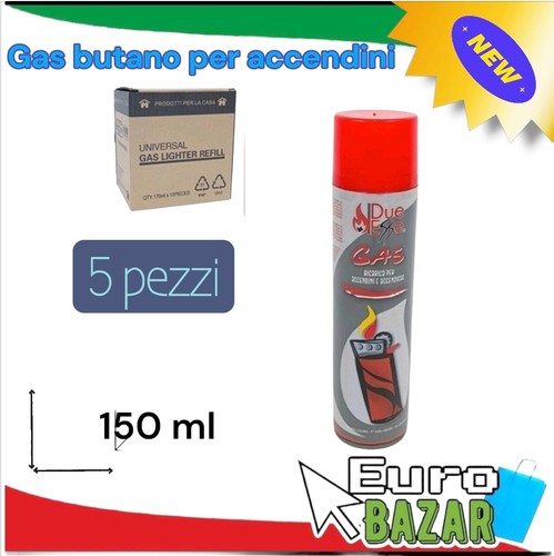 Set bomboletta gas ricarica - 5,