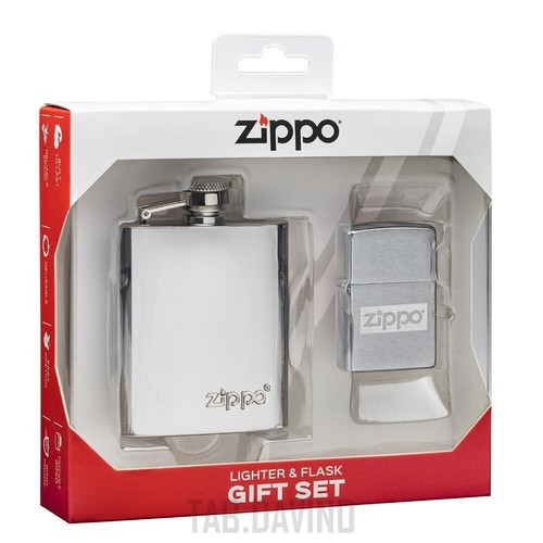 Zippo accendino fiaschetta set - zippo,