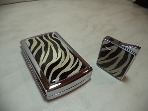 Set accendino portasigarette - set, +